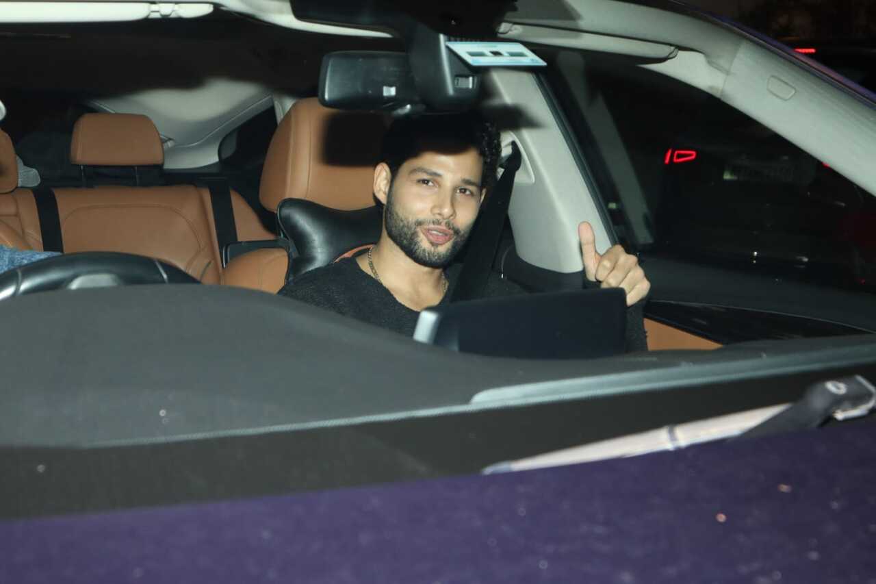Siddhant Chaturvedi attended the screening